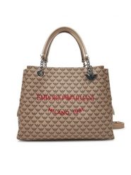 Emporio Armani Torebka Y3D159 YWS0E F1075 Écru. Torebki klasyczne Emporio Armani, bez wzorów, ze skóry, bez dodatków. Za 749.99 zł.