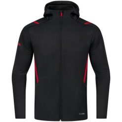 Bluza dresowa z kapturem Jako Challenge. Czarne bluzy sportowe JAKO, s, bez wzorów, z dresówki, z kapturem. Za 326.45 zł.