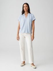 OPUS Koszulka "Sofranka" w kolorze błękitnym rozmiar: 44. Niebieskie bluzki Opus, bez wzorów, bez kołnierzyka, bez ramiączek. Za 117.99 zł.