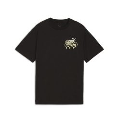 Młodzieżowa koszulka MID90s II z grafiką PUMA Black. Czarna bluzki Puma, m, bez wzorów, młodzieżowe, bez kołnierzyka, bez ramiączek. Za 99.00 zł.