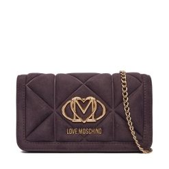 Torebka LOVE MOSCHINO. Fioletowe torebki klasyczne Love Moschino, bez wzorów, bez dodatków. Za 709.99 zł.
