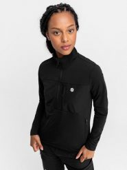 Siroko Bluza polarowa "Symbol" w kolorze czarnym rozmiar: S. Czarne bluzy sportowe SIROKO, s, bez wzorów, z polaru, bez kaptura. Za 204.95 zł.