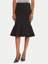 Rinascimento Spódnica ołówkowa CFC0126166003 Czarny Slim Fit. Czarne spódnice Rinascimento, xs, bez wzorów, z syntetyku, ołówkowe. Za 379.99 zł.