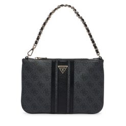 Torebka Guess. Szare kopertówki Guess, z aplikacjami, bez dodatków. Za 264.99 zł.