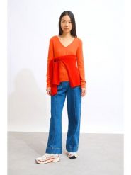 AUTHENTIC CASHMERE Kaszmirowy sweter "Galise" w kolorze pomarańczowym rozmiar: S. Pomarańczowe swetry AUTHENTIC CASHMERE, s, bez wzorów, z kaszmiru, bez ramiączek. Za 326.99 zł.