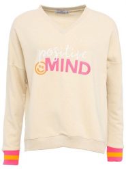 Zwillingsherz Bluza "Talisa" w kolorze beżowym rozmiar: S/M. Brązowe bluzy Zwillingsherz, m, bez wzorów, z bawełny, bez kaptura. Za 206.91 zł.