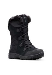 Buty turystyczne zimowe śniegowce damskie, Ice Maiden II. Czarne trekkingi Columbia, z materiału, przed kolano, trekkingowe. Za 379.99 zł.