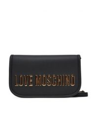 LOVE MOSCHINO Torebka JC4028PP1NKD0000 Czarny. Czarne listonoszki Love Moschino, bez wzorów, ze skóry, bez dodatków. Za 859.99 zł.
