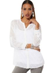 WITT WEIDEN Bluzka w kolorze białym rozmiar: 38. Białe bluzki WITT WEIDEN, bez wzorów, bez kołnierzyka, bez ramiączek. Za 104.99 zł.