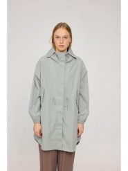 MAZINE Parka w kolorze jasnoszarym rozmiar: XL. Szare parki MAZINE, xl, bez kaptura. Za 303.78 zł.