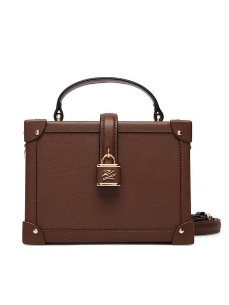 KARL LAGERFELD Torebka B1W30100 Brązowy. Brązowe torebki klasyczne KARL LAGERFELD, bez wzorów, ze skóry, bez dodatków. Za 1,299.00 zł.