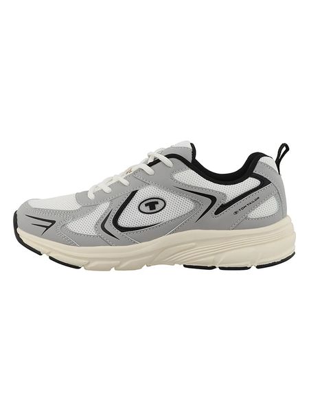 Tom Tailor Sneakersy w kolorze biało-szarym rozmiar: 40. Białe trampki Tom Tailor, bez wzorów, bez zapięcia. Za 138.70 zł.