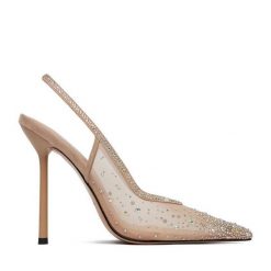 Szpilki Eva Minge. Brązowe szpilki Eva Minge, bez wzorów, bez obcasa, na szpilce, bez zapięcia. Za 429.99 zł.