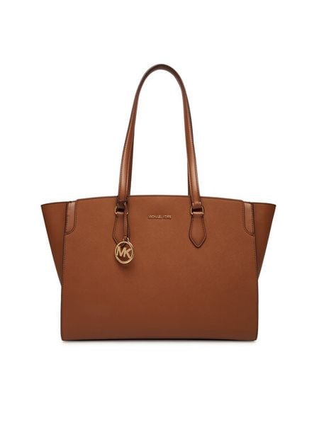 MICHAEL Michael Kors Torebka 30R6GQ6T7L Brązowy. Brązowe shopper MICHAEL Michael Kors, bez wzorów, ze skóry, bez dodatków. Za 674.99 zł.