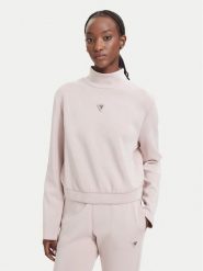 Guess Bluza V4YQ05 KCAY2 Różowy jasny Regular Fit. Czerwone bluzy Guess, xl, z aplikacjami, z syntetyku, bez kaptura. Za 324.99 zł.