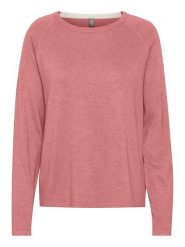 CULTURE Sweter w kolorze jasnoróżowym rozmiar: M. Różowe swetry Culture, m, bez wzorów, bez ramiączek. Za 78.99 zł.