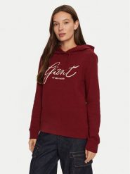 Gant Bluza 4201252 Czerwony Regular Fit. Czerwone bluzy GANT, xs, bez wzorów, z bawełny, bez kaptura. Za 219.99 zł.