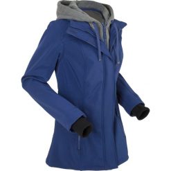 Długa kurtka softshell w optyce 2 w 1 bonprix kobaltowy. Kurtki sportowe marki bonprix. Za 139.99 zł.