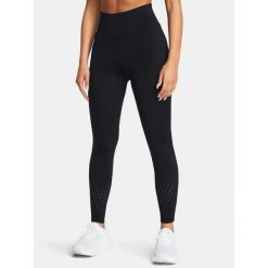 Legginsy do biegania damskie Under Armou Launch Elite. Czarne legginsy Under Armour, bez wzorów. Za 376.95 zł.