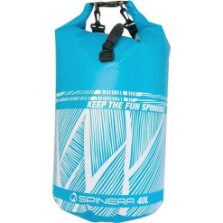 Wodoodporna torba Spinera. Niebieskie torby na ramię SPINERA, bez wzorów, z gumy, sportowe, na ramię, bez dodatków. Za 129.99 zł.