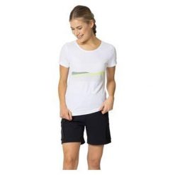 Koszulka z krótkim rękawem damska ODLO F-Dry Ridgeline T-Shirt Crew Neck. Białe t-shirty Odlo, l, bez wzorów, bez kołnierzyka, bez ramiączek. Za 213.76 zł.