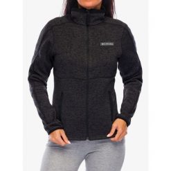 Bluza polarowa damska Columbia Sweater Weather Full Zip II. Czarne bluzy Columbia, s, bez wzorów, z polaru, bez kaptura. Za 282.99 zł.