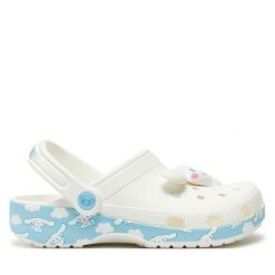 Klapki Crocs. Białe klapki Crocs, bez wzorów, bez obcasa. Za 189.99 zł.