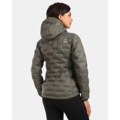 Damska kurtka puchowa Kilpi Alberta. Zielone kurtki narciarskie Kilpi, m, bez wzorów, z nylonu, bez kaptura, narciarskie. Za 1,041.73 zł.