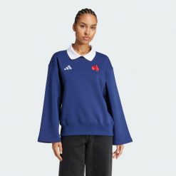 Bluza France Heritage. Białe bluzy Adidas, s, bez wzorów, z dresówki, bez kaptura. Za 379.00 zł.