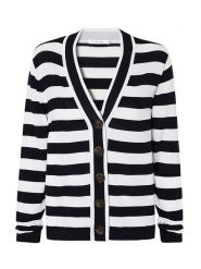 TATUUM Kardigan w kolorze czarno-białym rozmiar: S. Białe kardigany Tatuum, s, bez wzorów. Za 143.90 zł.