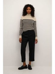 Kaffe Golf w kolorze beżowo-czarnym rozmiar: XXL. Brązowe golfy Kaffe, xxl, bez wzorów, bez ramiączek. Za 69.99 zł.