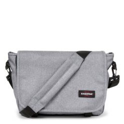 Torba na ramię Eastpak Jr. Szare torby na ramię Eastpak, bez wzorów, z nylonu, biznesowe, na ramię, duże, bez dodatków. Za 280.00 zł.