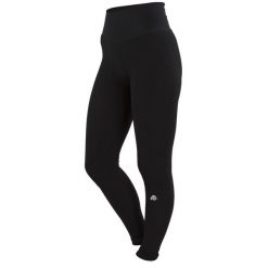 Legginsy damskie bezszwowe. Czarne legginsy GUGGEN MOUNTAIN, xs, bez wzorów, z elastanu. W wyprzedaży za 197.76 zł.