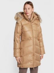 Calvin Klein Płaszcz zimowy Essential K20K204953 Beżowy Regular Fit. Brązowe płaszcze Calvin Klein, na zimę, s, bez wzorów, z syntetyku, bez kaptura. Za 1,119.00 zł.