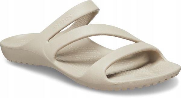 Klapki Dla Dorosłych Crocs Kadee II. Niebieskie klapki Crocs, bez wzorów, z materiału, bez obcasa. Za 119.99 zł.