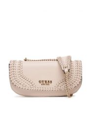 Guess Torebka Tatum HWNG96 67210 Beżowy. Brązowe torebki klasyczne Guess, z aplikacjami, ze skóry, bez dodatków. Za 639.99 zł.