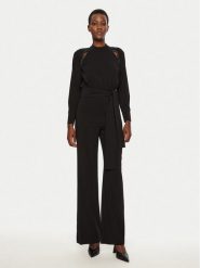 ACCESS FASHION Kombinezon 44-5510-436 Czarny Regular Fit. Czarne sukienki ACCESS FASHION, bez wzorów, z syntetyku, bez kołnierzyka, bez ramiączek. Za 489.99 zł.