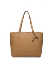 GINO ROSSI Torebka C-RX8906 Brązowy. Brązowe shopper Gino Rossi, bez wzorów, z materiału, bez dodatków. Za 229.99 zł.