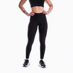 Legginsy treningowe damskie Built For Athletes Training. Czarne legginsy BUILT FOR ATHLETES, bez wzorów. Za 269.99 zł.
