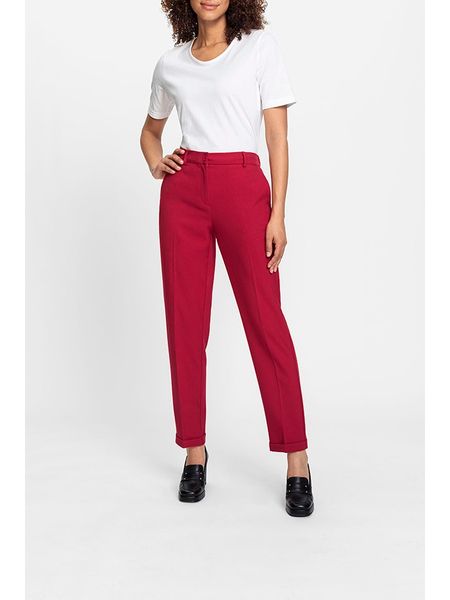 WITT WEIDEN Spodnie chino w kolorze czerwonym rozmiar: 22. Czerwone spodnie materiałowe WITT WEIDEN, na co dzień, bez wzorów, z podwyższonym stanem. Za 66.00 zł.