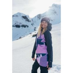 Bluza outdoorowa z kapturem damska DEEP TRIP Fibi softshell. Fioletowe bluzy DEEP TRIP, bez wzorów, z softshellu, z kapturem. Za 499.00 zł.