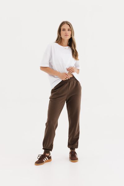 LEKKIE SPODNIE CELINE CZEKOLADOWE S - Flawless. Brązowe spodnie dresowe Flawless, s, bez wzorów, z bawełny. Za 272.00 zł.