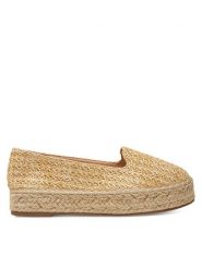 DeeZee Espadryle ZYLS129 Beżowy. Brązowe espadryle DeeZee, bez wzorów, z materiału, bez obcasa, bez zapięcia. Za 119.99 zł.