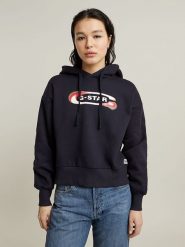 G-Star Bluza w kolorze czarnym rozmiar: XXS. Czarne bluzy G-Star, xxs, bez wzorów, z bawełny, z kapturem. Za 184.46 zł.