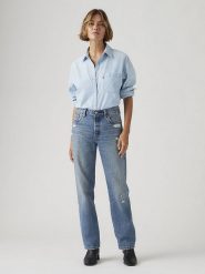 Levi's Dżinsy "501" - Comfort fit - w kolorze niebieskim rozmiar: W31/L30. Niebieskie jeansy Levi's®, l, z aplikacjami. Za 279.95 zł.