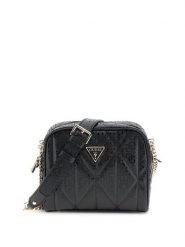 Guess Torebka Aldina HWGG96 63140 Czarny. Czarne listonoszki Guess, z aplikacjami, ze skóry, bez dodatków. Za 589.99 zł.
