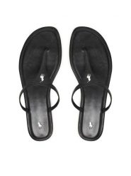 Polo Ralph Lauren Japonki 818P01594001 Czarny. Czarne klapki Polo Ralph Lauren, bez wzorów, ze skóry, bez obcasa. Za 1,299.00 zł.