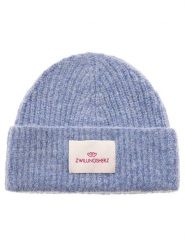 Zwillingsherz Czapka w kolorze niebieskim rozmiar: onesize. Niebieskie czapki Zwillingsherz, bez wzorów, z materiału. Za 170.47 zł.