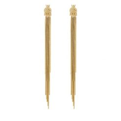 Kolczyki Patrizia Pepe. Żółte kolczyki Patrizia Pepe, złote. Za 559.99 zł.