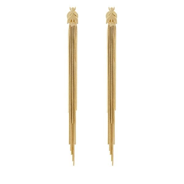 Kolczyki Patrizia Pepe. Żółte kolczyki Patrizia Pepe, złote. Za 559.99 zł.